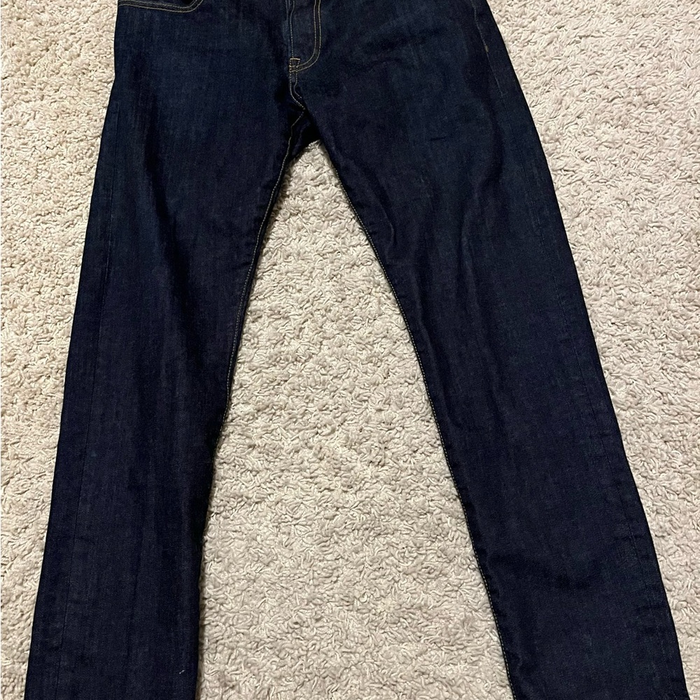 Club Monaco Men's Dark Blue Slim Jeans